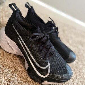 Nike Black and White Running Sneakers